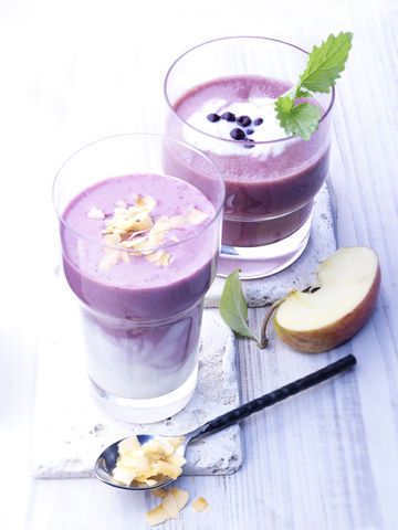 Blaubeer-Apfel-Smoothie 