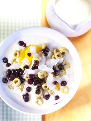 Blaubeer-Kokos-Müsli