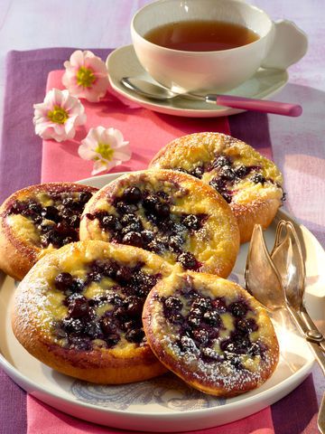 Blaubeer-Puddingtaler