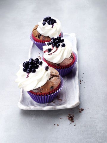 Blaubeer-Cupcakes