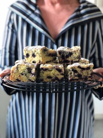 Blaubeer-Schmand-Zitronenkuchen