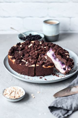 Veganer Blaubeer-Zupfkuchen