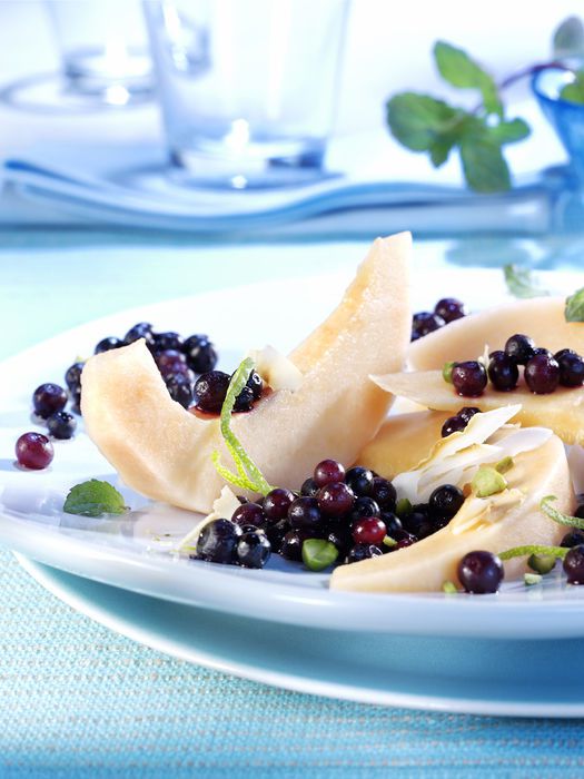 Blaubeer Melonen Salat - Rezepte Suchen